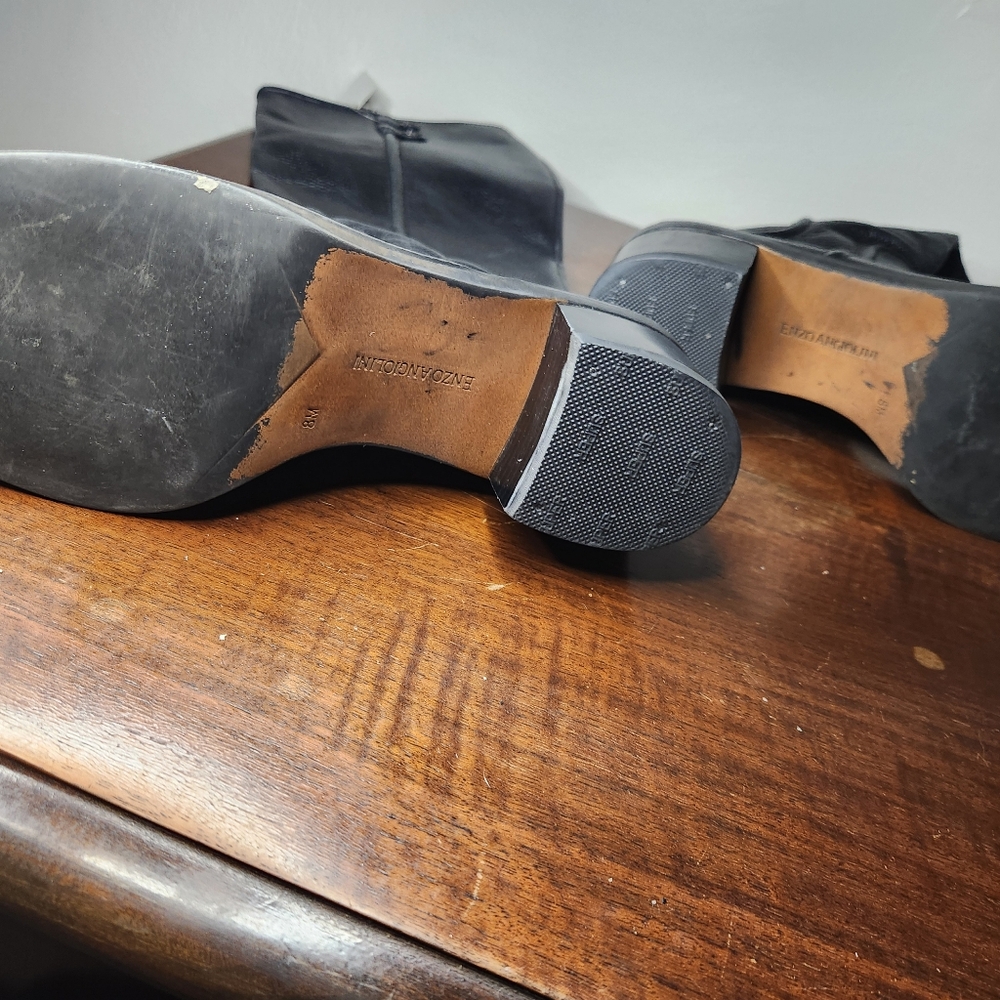 Black Boots size 8 vintage pre owned - Picture 4 of 12